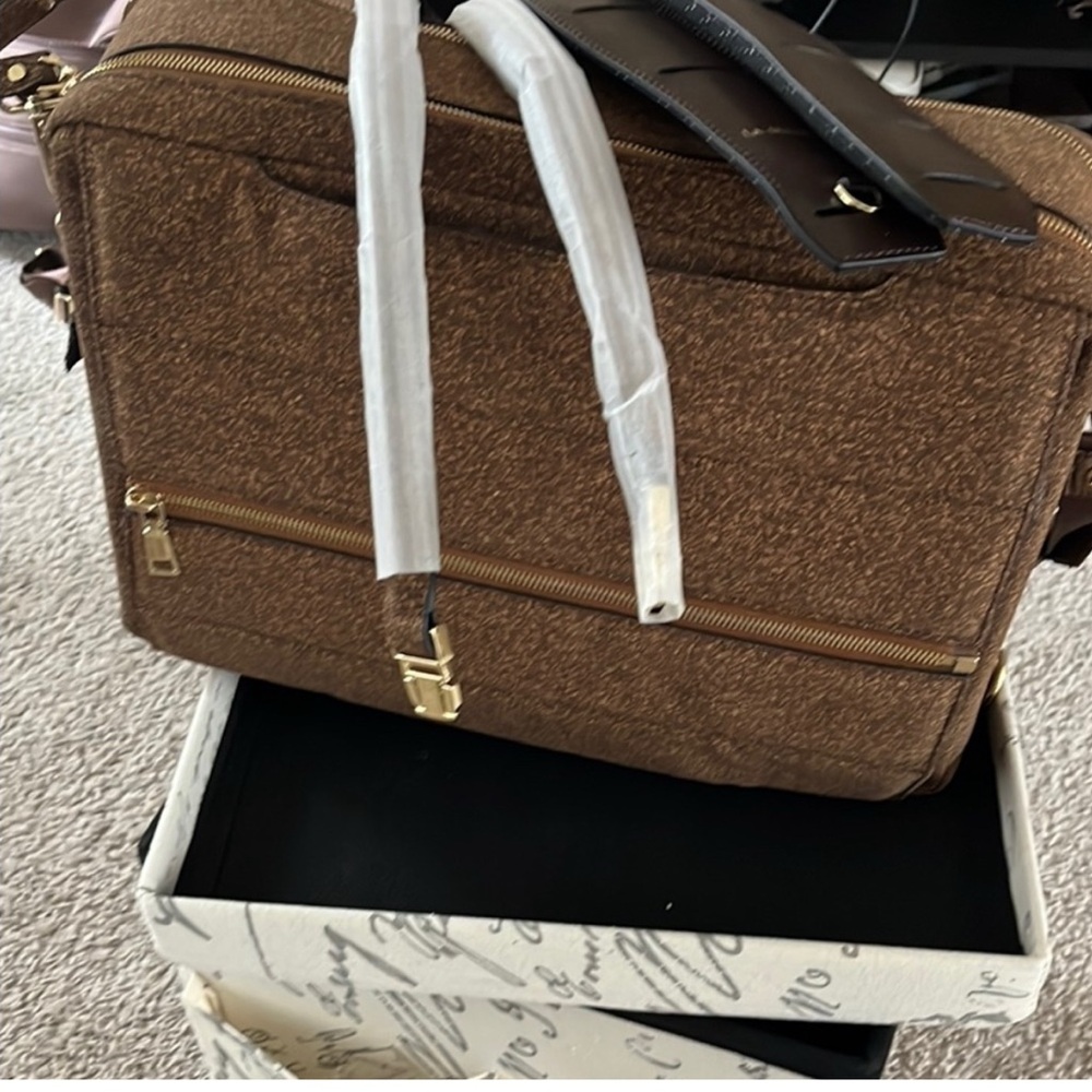 La Mansio Brown Cork Convertible bag